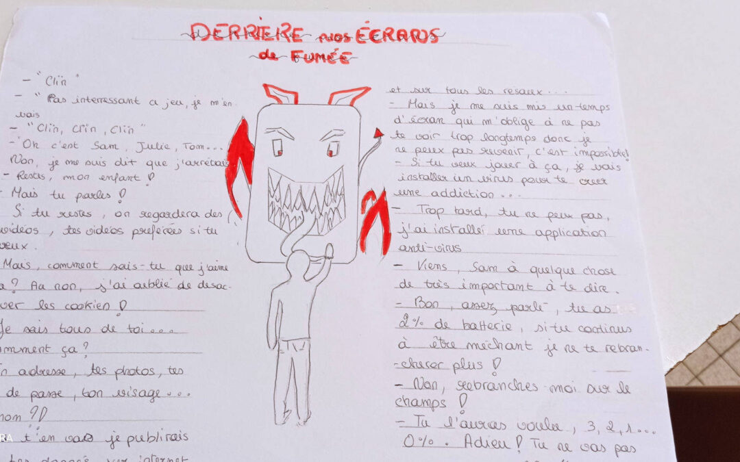 Les élèves de 6ème et de 5ème ont regardé le film documentaire : « Derrière nos écrans de fumée »