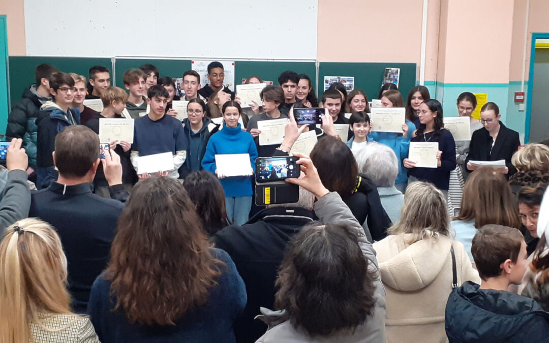 Remise des diplômes du DNB 2023